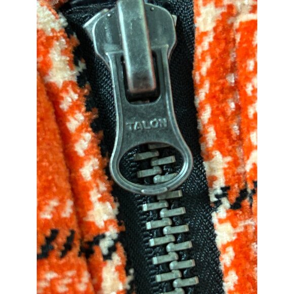 WE the FREE Strike Out Plaid Puffer Bomber Jacket w zipper hood women’s sz Small - Picture 15 of 16